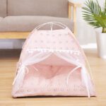 Semi-enclosed pet bed