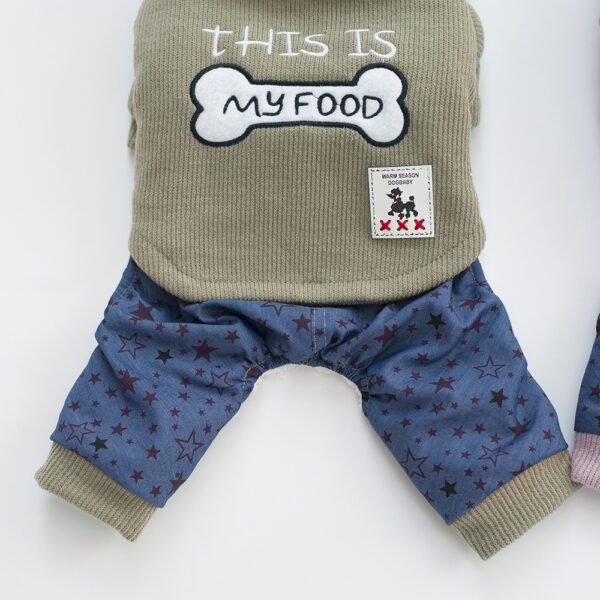 Bone clothes pet clothing