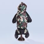 Pet Clothes Autumn Winter Camouflage Hooded Pet Clothing