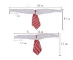 Pet bow tie tie child baby tie cartoon print small tie spot wholesale dog tie