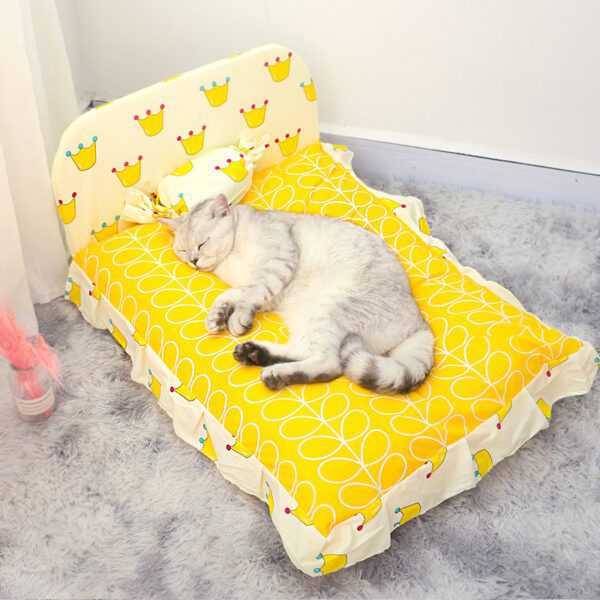 Teddy small dog pet bed