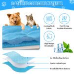 Pet Cooling Mat Cool Pad Cushion Dog Cat Puppy Blanket For Summer Sleeping Bed Dog Cooling Bed Pet Cooling Mat