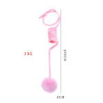Cat Toy Self-Hi Sucker Spring Rabbit Hair Ball Interactive Play Pet Supplies Interactive Toys