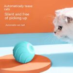 Smart Cat Toys Rolling Ball Pet Cat Owner Interactive Pets Toys Automatic Bouncing Ball USB Self Hi Teasing Kittens Jumping Ball