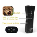 3-in-1 Anti Barking Dog Training Device Ultrasonic Dog Training Repeller LED Flashlight