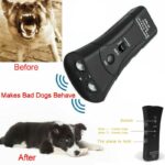 3-in-1 Anti Barking Dog Training Device Ultrasonic Dog Training Repeller LED Flashlight