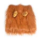 Cute Pet Cosplay Clothes Transfiguration Costume Lion Mane Winter Warm Wig Cat Large Dog Party Decoration With Ear Pet Apparel