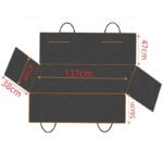 Oxford Cloth Car Pet Mat Car Rear Seat Anti-dirty