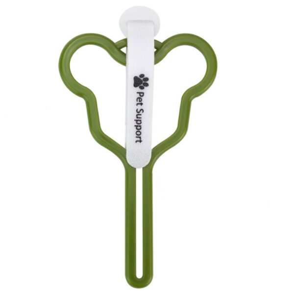 Pet Poop Bag Holder Hands-free Fixed Clip Dog Walking Cleaning Supplies Pet Cat Dog Poop Bag Dispenser Velcro Color Random