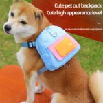 Pet Snack Storage Bag Large-capacity Multifunction Dogs Backpack Adjustable Harness Backpack Suitable Pet Travel Hiking Walking