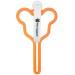 Pet Poop Bag Holder Hands-free Fixed Clip Dog Walking Cleaning Supplies Pet Cat Dog Poop Bag Dispenser Velcro Color Random