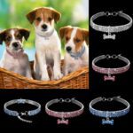 Bling Rhinestone Dog Collar Crystal Puppy Chihuahua Pet Dog Collars Leash For Small Medium Dogs Cats