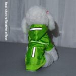 Dog Raincoat Reflective Waterproof Snowproof Pet Coat For Small Puppy Cats Raincoat Pets Supplies