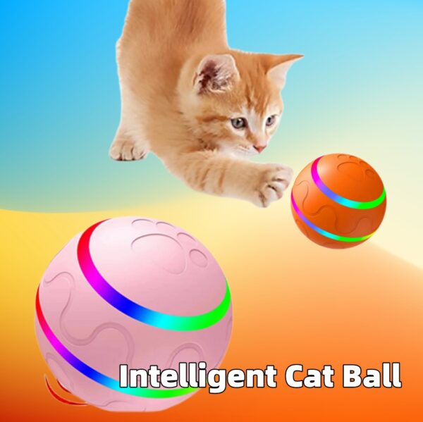 Pet New Cat Wicked Ball Toy Intelligent Ball USB Cat Toys Self Rotating Ball Automatic Rotation Ball