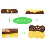 Cat Tunnel Cat Toy Felt Pom Splicing Deformable Kitten Nest Collapsible Tube House Tunnel Interactive Pet Toy Cat Accessories