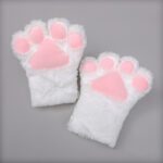 Japanese Cute Adorable Plush Cosplay Performance Props Net Red Cat Paw Gloves